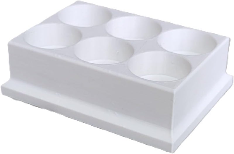 Znet3D Eye Drop Bottles Organizer & Storage – 6-Slot Holder (White) - Image 5